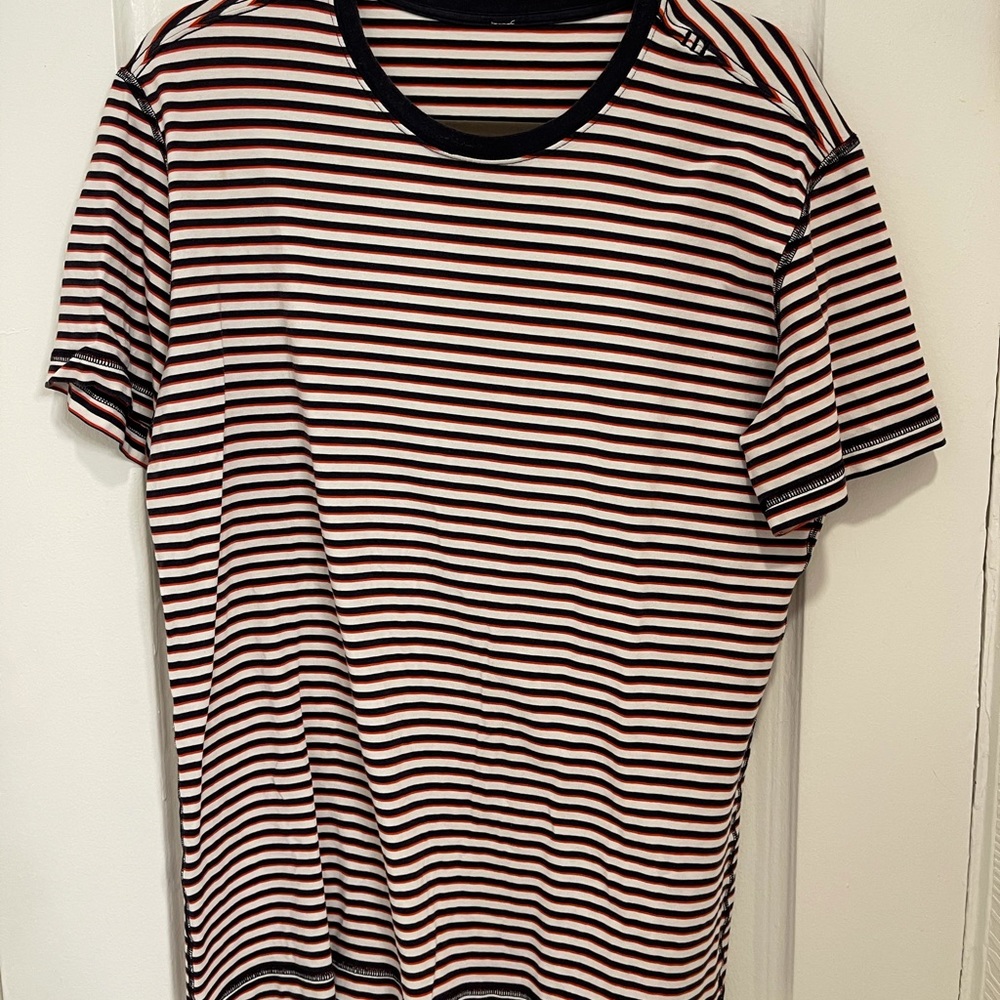 Lululemon 5 year basic striped t-shirt